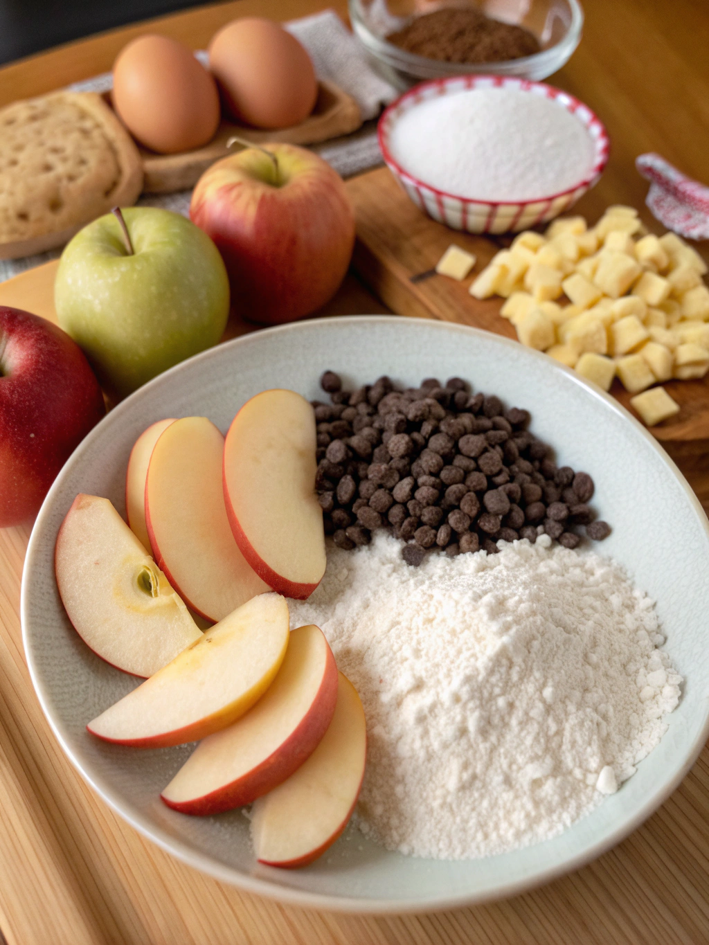 Apple Brownies ingredients