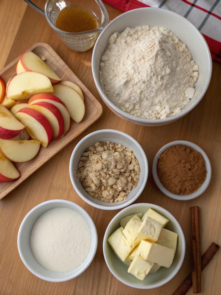 Apple Crumb Cake ingredients