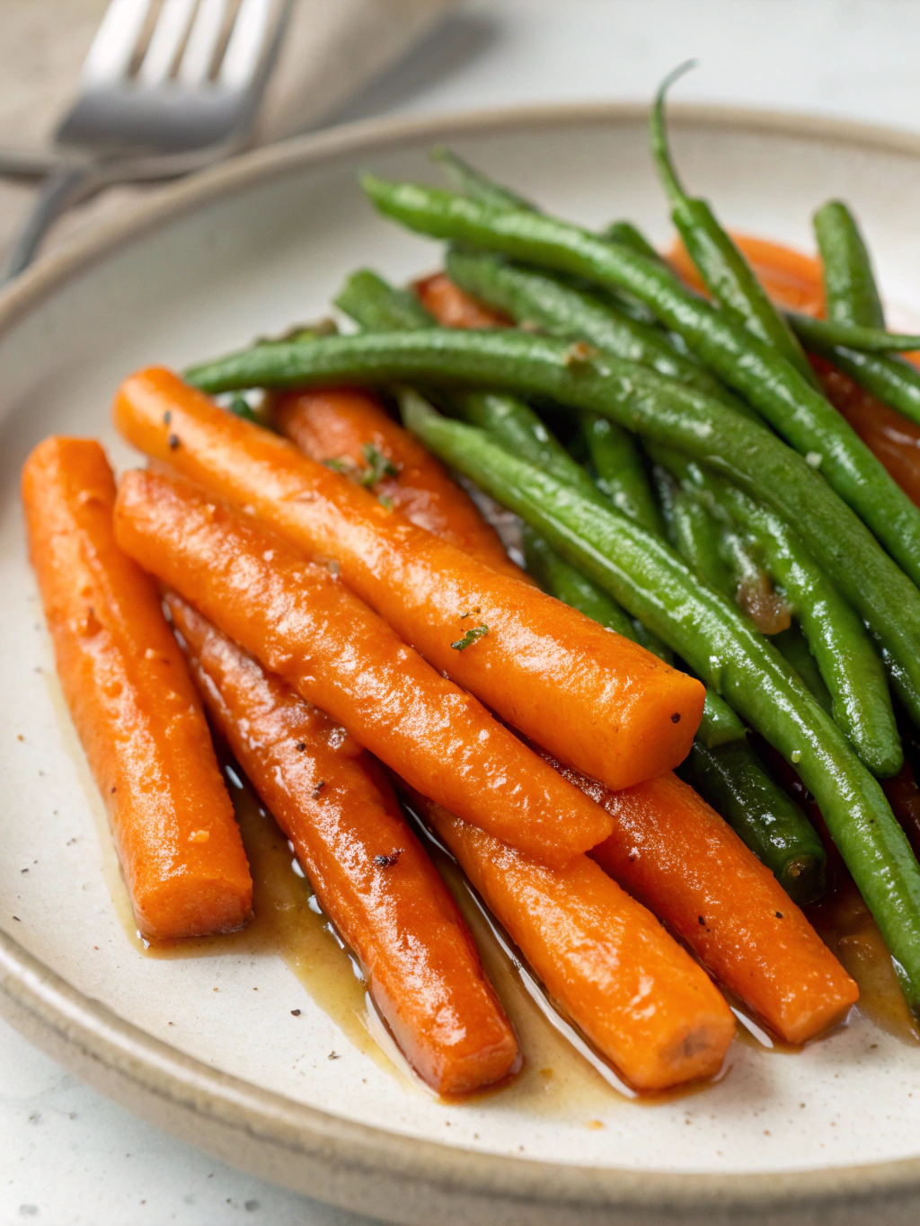 Honey Glazed Carrots & Green Beans ingredients