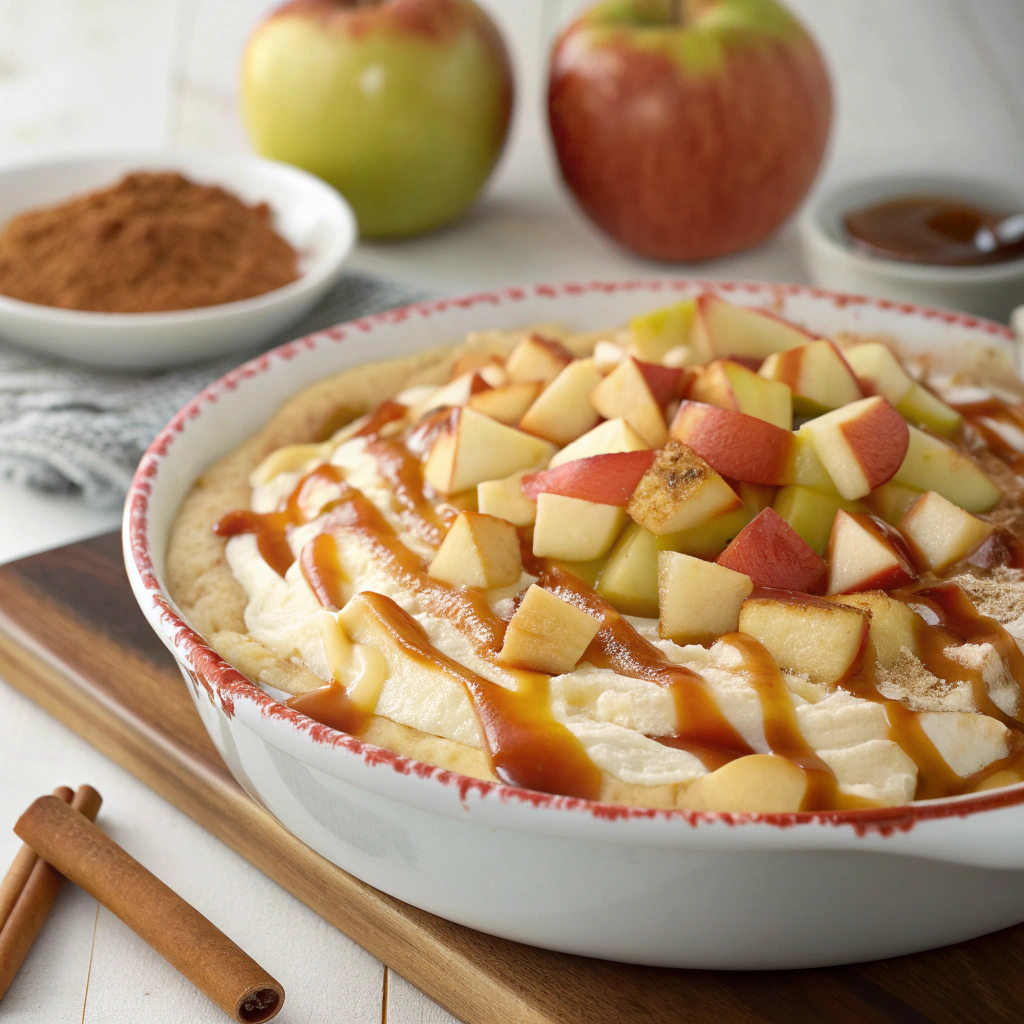 caramel apple cheesecake dip