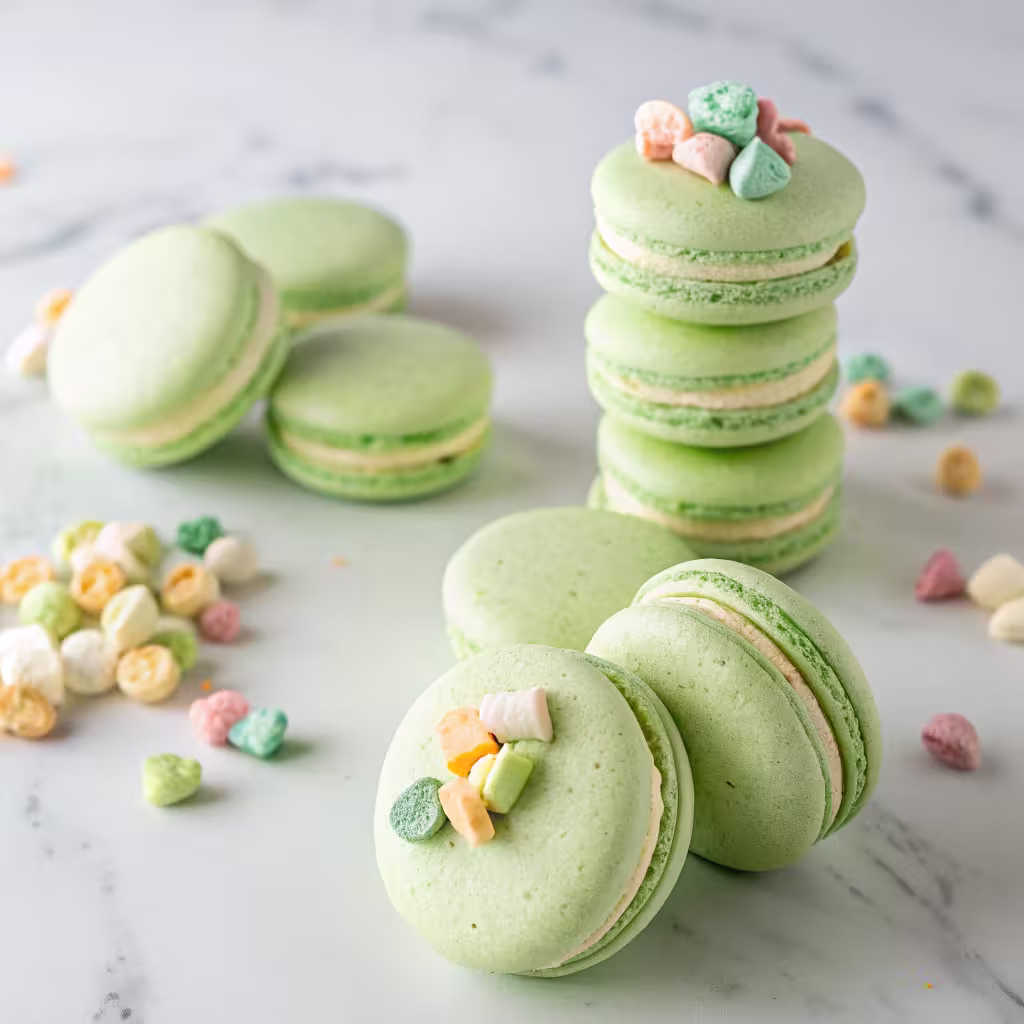 Lucky Charms Macarons