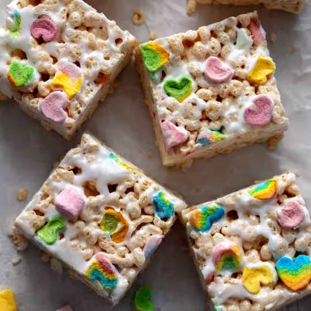 Lucky Charms Rice Krispie Treats