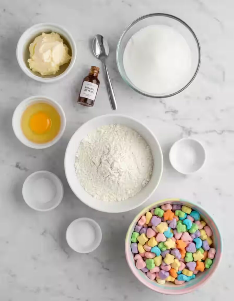 Lucky Charms Sugar Cookies Ingredients