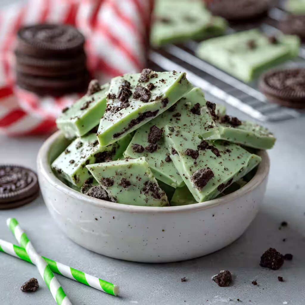 Mint Oreo Bark